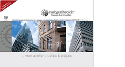 Desktop Screenshot of embgenbroich-immobilien.de