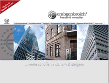 Tablet Screenshot of embgenbroich-immobilien.de
